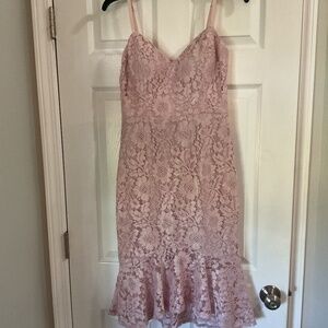 Guess Formal Pink Lace Dress Size 6